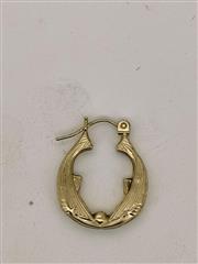 Gold Earrings 14K Yellow Gold 1.3g